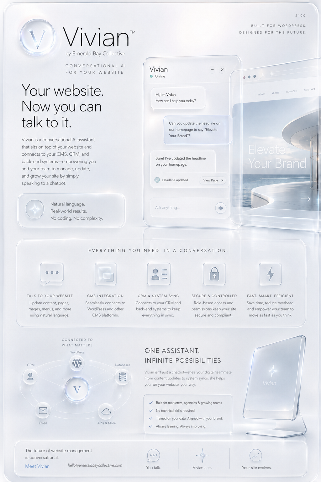 Vivian conversational AI product overview