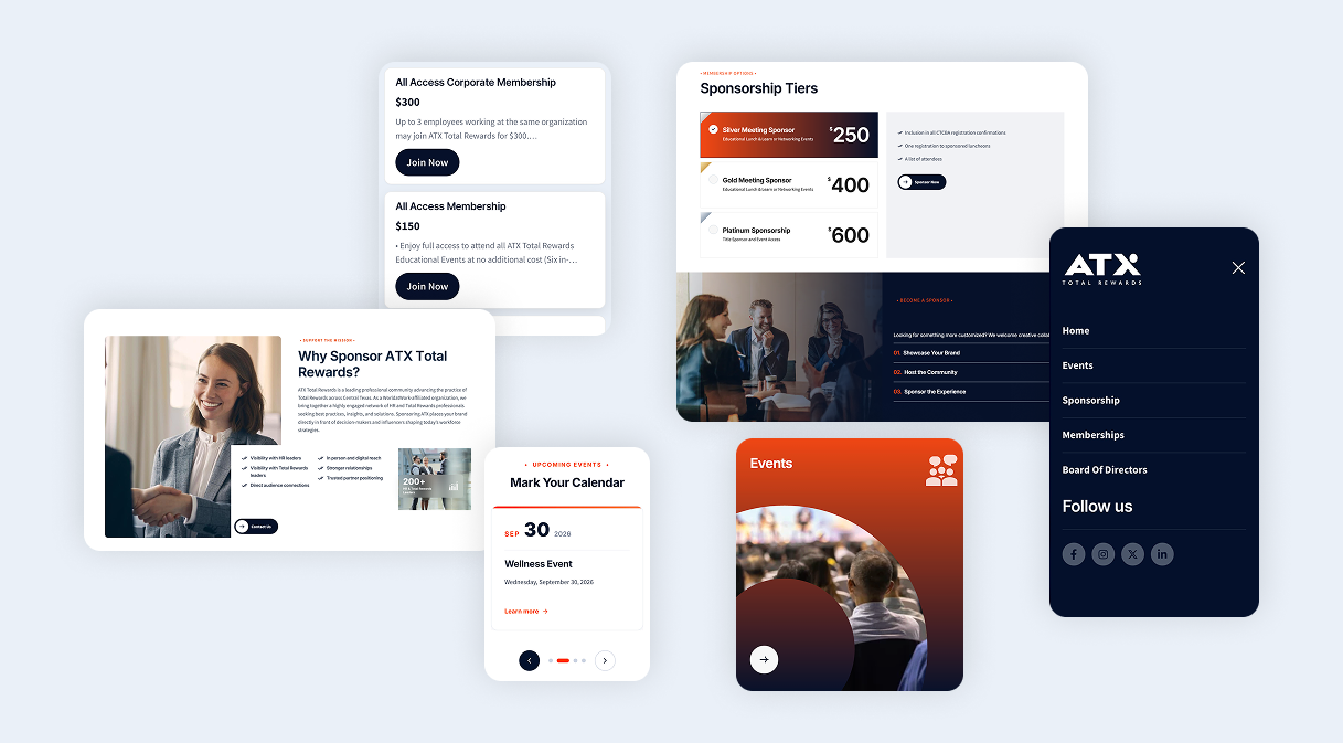 ATX Total Rewards member communications and brand applications