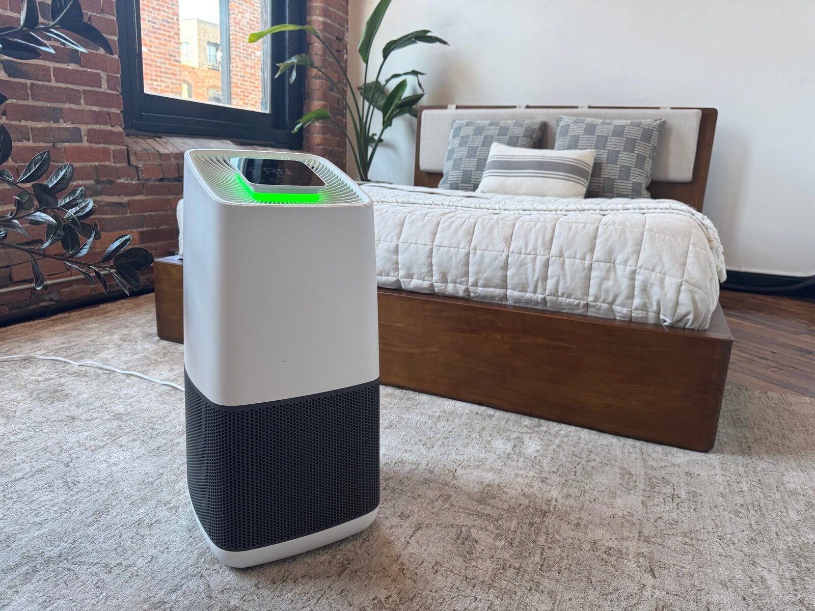 Superstratum ION air purifier in a modern bedroom